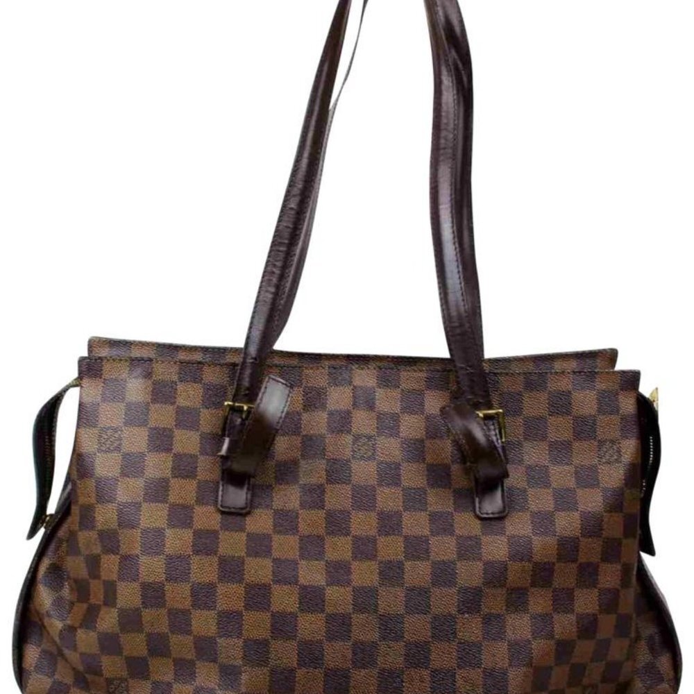 Louis Vuitton Damier Ebene Chelsea Zip Tote 860978